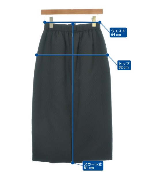 SHIPS（シップス）ロング・マキシ丈スカート 黒 サイズ:36(S位) レディース/2200621067064