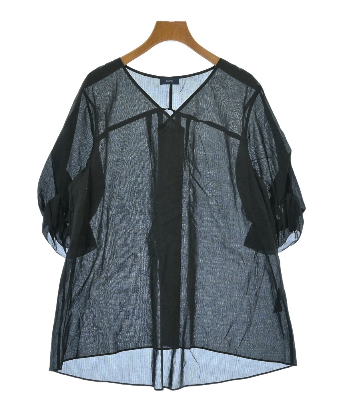 DIEGA ディエガ ブラウス S グレー系x黒xゴールド等(チェック