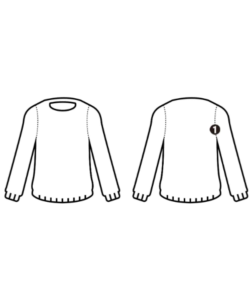 SHIPS（シップス）ニット・セーター グレー サイズ:ONE レディース/2200668556057