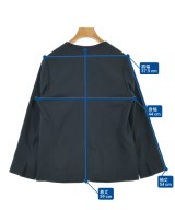 SHIPS（シップス）ノーカラージャケット 紺 サイズ:36(S位) レディース/2200670060023