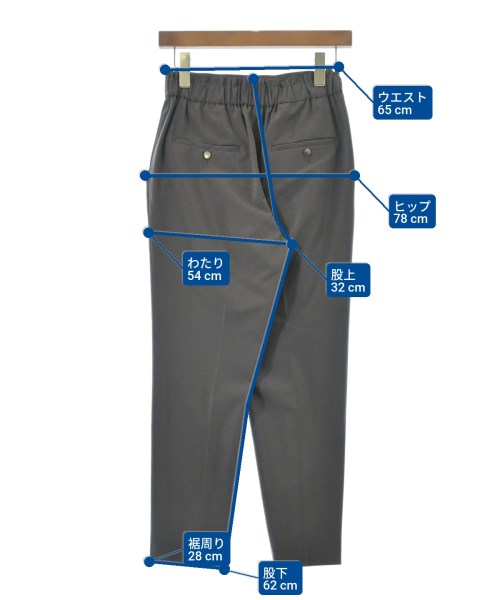 SHIPS（シップス）スラックス グレー サイズ:36(S位) レディース/2200671364052