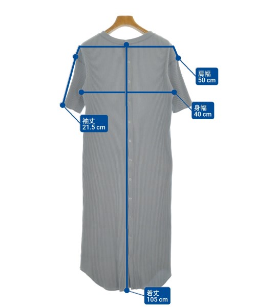 SHIPS（シップス）ワンピース グレー サイズ:-(L位) レディース/2200673232021