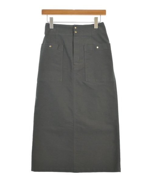 SHIPS(シップス)ロング・マキシ丈スカート グレー サイズ:36(S位)/2200673232069