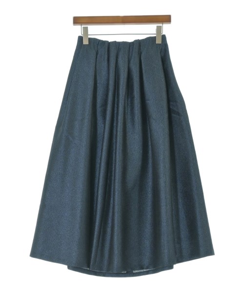 SHIPS(シップス)ロング・マキシ丈スカート 青 サイズ:38(M位)/2200672905032
