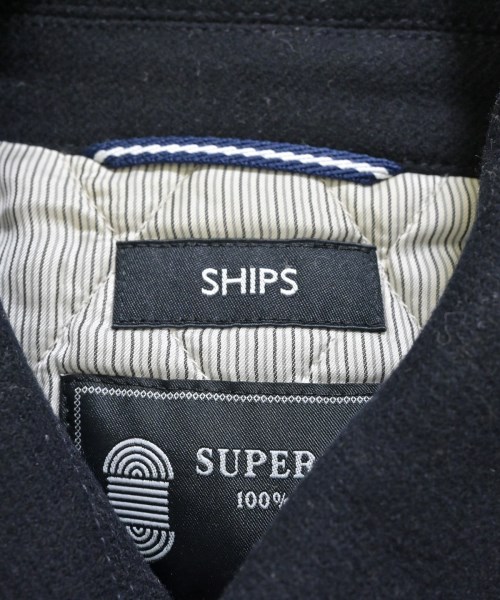 SHIPS（シップス）ステンカラーコート 紺 サイズ:S レディース/2200671875039