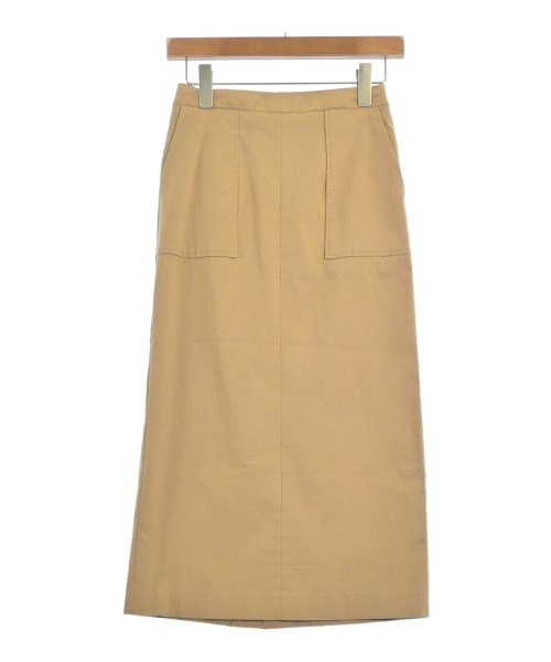 SHIPS(シップス)ロング・マキシ丈スカート ベージュ サイズ:36(S位)/2200673457028