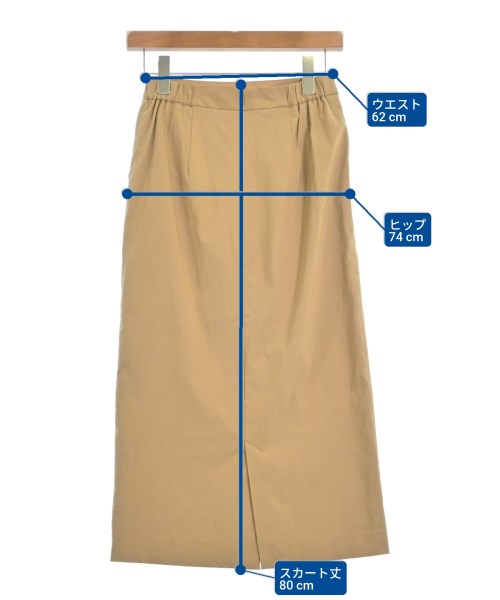 SHIPS（シップス）ロング・マキシ丈スカート ベージュ サイズ:36(S位) レディース/2200673457028