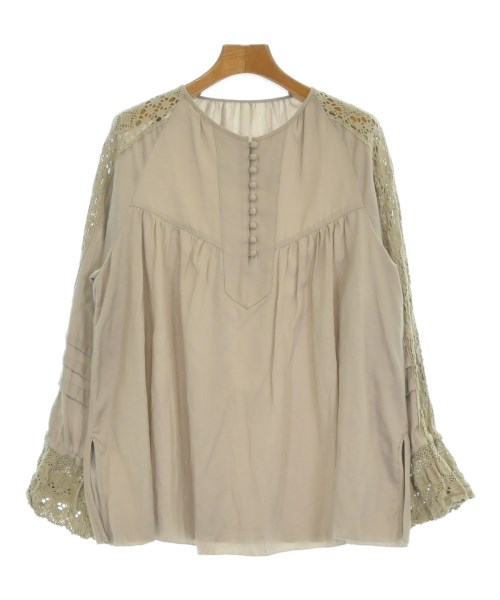 SHIPS(シップス)ブラウス ベージュ サイズ:36(S位)/2200672771064