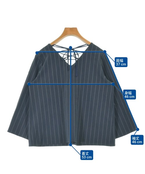 SHIPS（シップス）ブラウス 紺 サイズ:-(M位) レディース/2200674855038