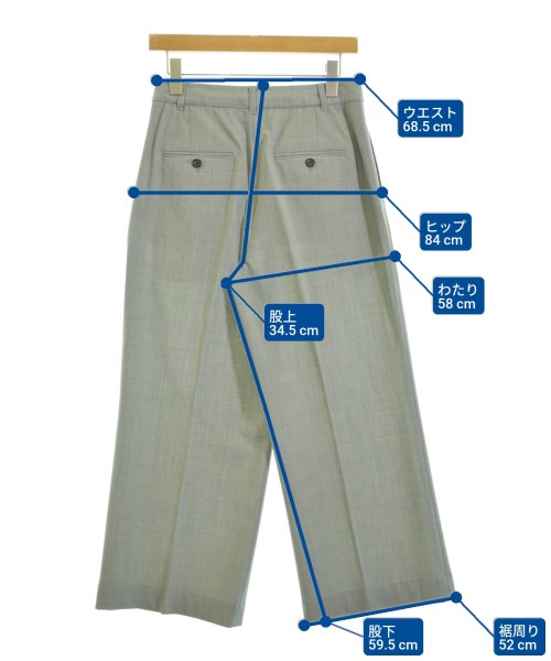 SHIPS（シップス）スラックス グレー サイズ:38(M位) レディース/2200674441026