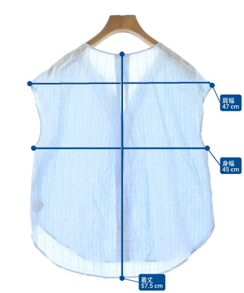 SHIPS（シップス）カジュアルシャツ 青 サイズ:F レディース/2200672957055