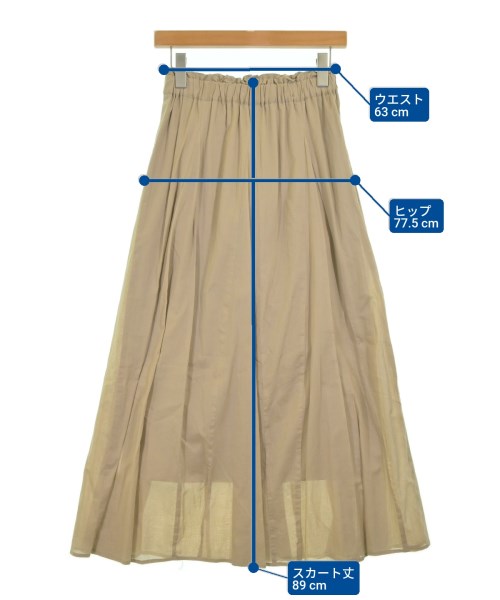 SHIPS（シップス）ロング・マキシ丈スカート ベージュ サイズ:F レディース/2200678534014