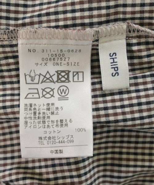 SHIPS（シップス）ブラウス 茶 サイズ:ONE レディース/2200686797128