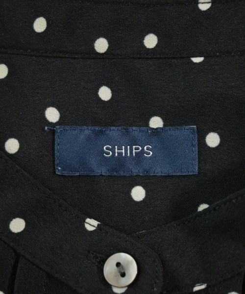 SHIPS（シップス）シャツワンピース 黒 サイズ:M レディース/2200690213034