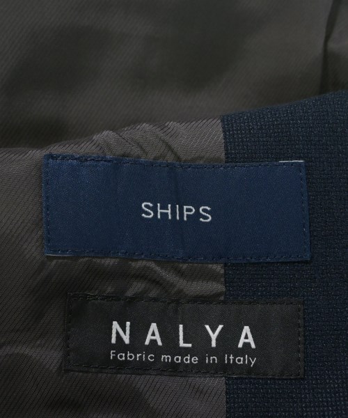 SHIPS（シップス）ノーカラージャケット 紺 サイズ:38(M位) レディース/2200691004013