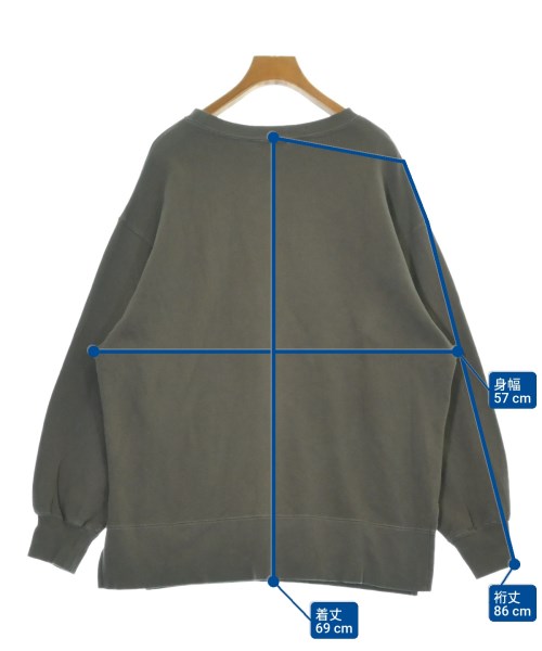 SHIPS（シップス）スウェット カーキ サイズ:F レディース/2200689593017