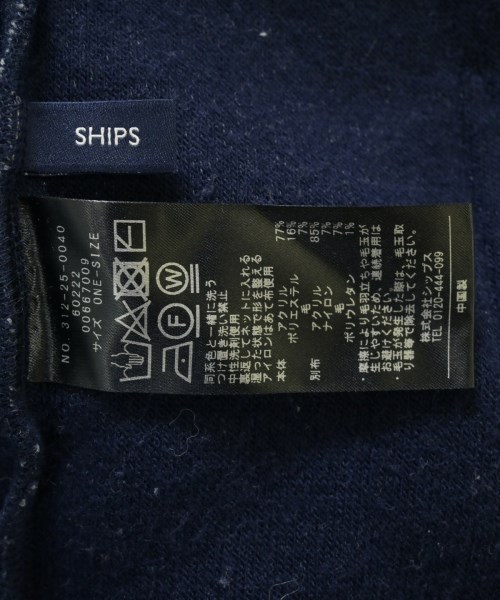 SHIPS（シップス）カーディガン 紺 サイズ:ONE レディース/2200695437046