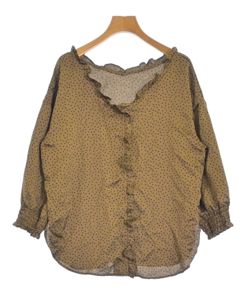 SHIPS(シップス)ブラウス 茶 サイズ:ONE/2200650481091
