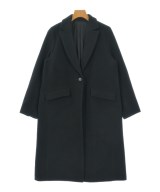 SHIPS（シップス）チェスターコート 黒 サイズ:38(M位) レディース/2200655029014