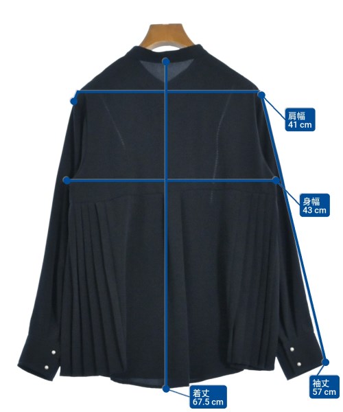 SHIPS（シップス）ブラウス 紺 サイズ:M レディース/2200655029052