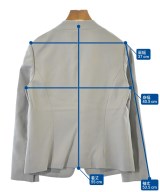 SHIPS（シップス）ノーカラージャケット グレー サイズ:36(S位) レディース/2200640354039