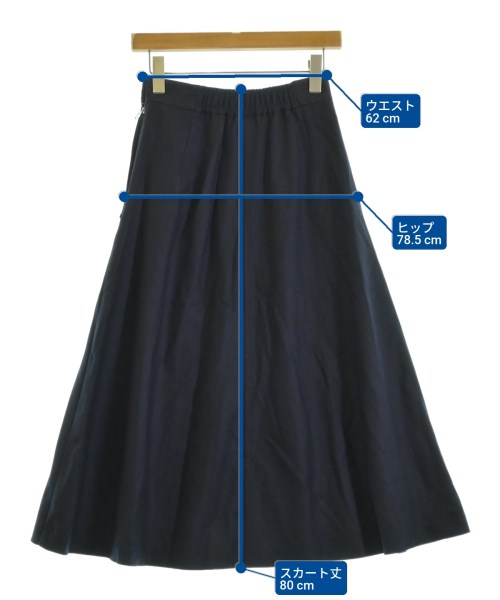 SHIPS（シップス）ロング・マキシ丈スカート 紺 サイズ:36(S位) レディース/2200650182028
