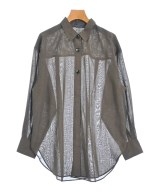 SHIPS（シップス）カジュアルシャツ 茶 サイズ:36(S位) レディース/2200651904018