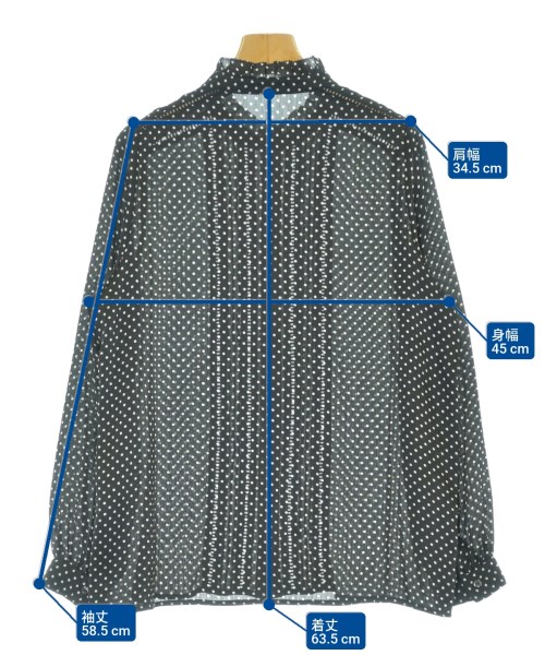 SHIPS（シップス）ブラウス 黒 サイズ:F レディース/2200650911116