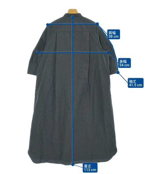 SHIPS（シップス）ワンピース グレー サイズ:36(S位) レディース/2200655284031