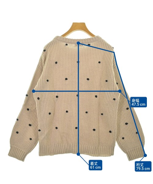 SHIPS（シップス）ニット・セーター ベージュ サイズ:M レディース/2200658553318