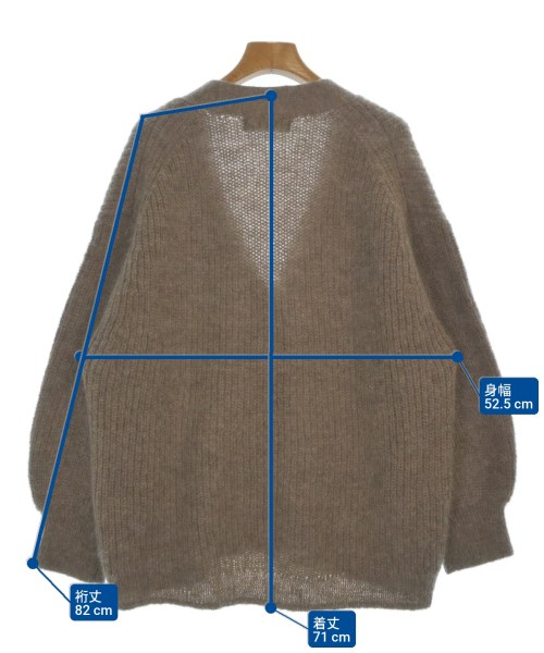 SHIPS（シップス）カーディガン 茶 サイズ:ONE レディース/2200655925019