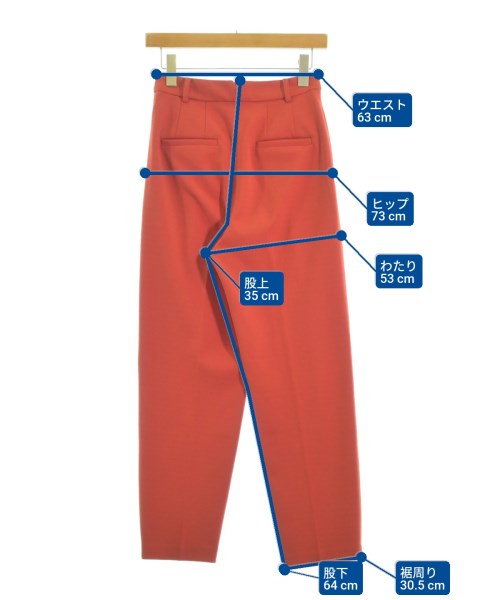 SHIPS（シップス）スラックス 赤 サイズ:38(M位) レディース/2200655925101