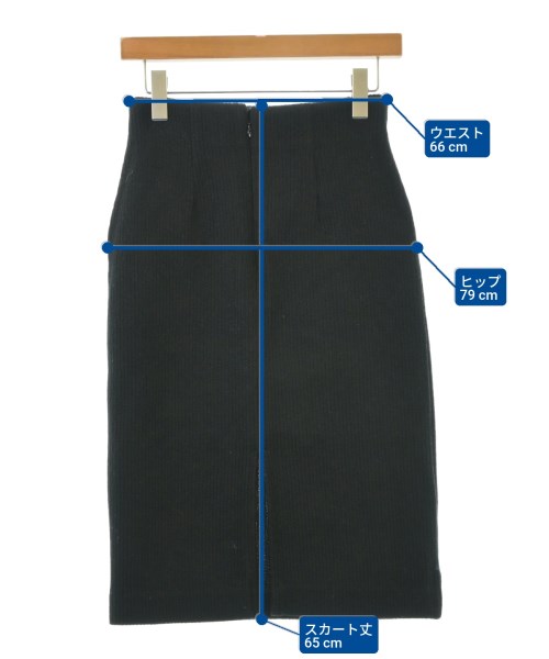 SHIPS（シップス）ロング・マキシ丈スカート 黒 サイズ:36(S位) レディース/2200660214030