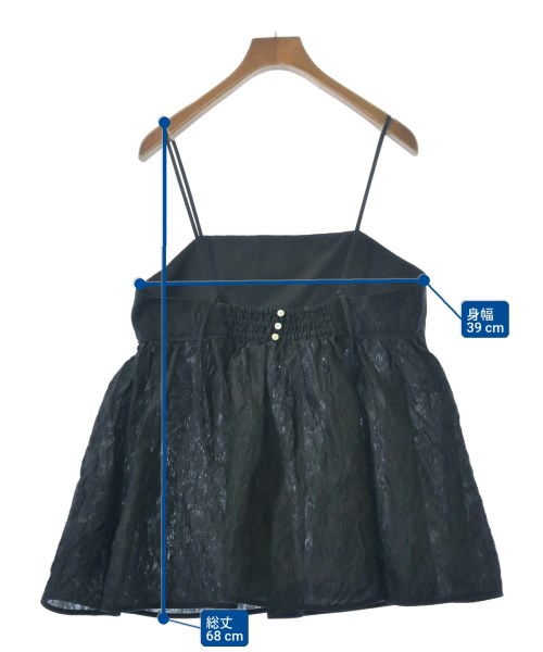 SHIPS（シップス）ブラウス 黒 サイズ:-(S位) レディース/2200661672020