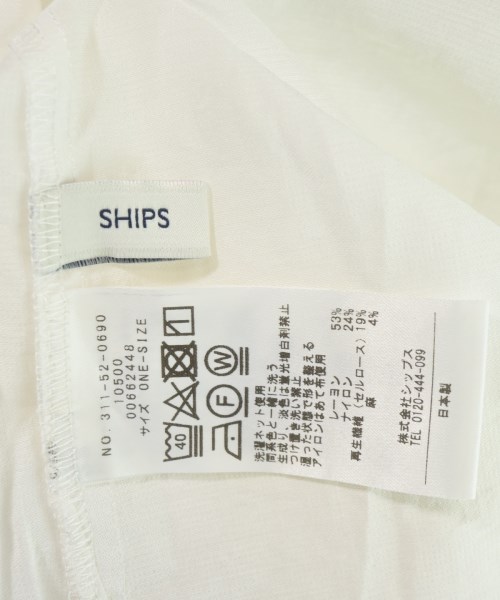 SHIPS（シップス）ブラウス 白 サイズ:ONE レディース/2200713166071