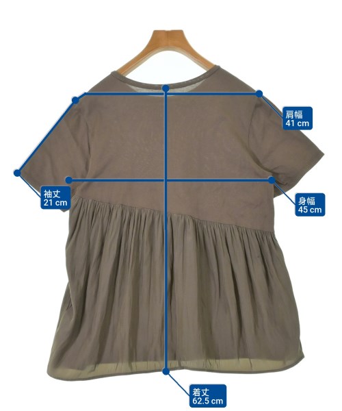 SHIPS（シップス）Tシャツ・カットソー 茶 サイズ:-(M位) レディース/2200645122015