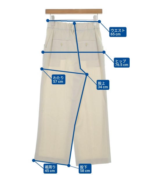 SHIPS（シップス）スラックス 白 サイズ:36(S位) レディース/2200636796089