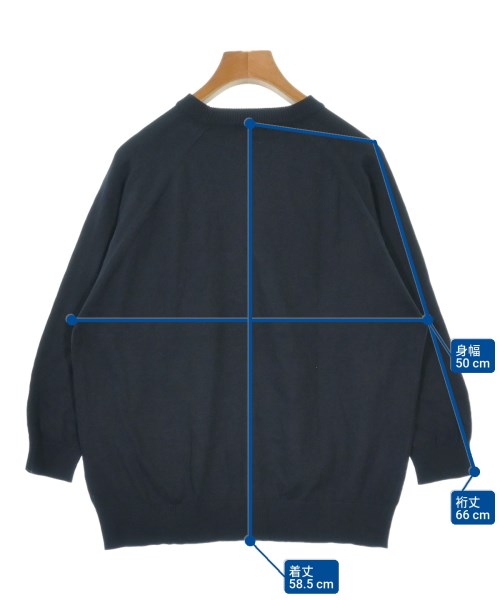 SHIPS（シップス）ニット・セーター 紺 サイズ:36(S位) レディース/2200641432101