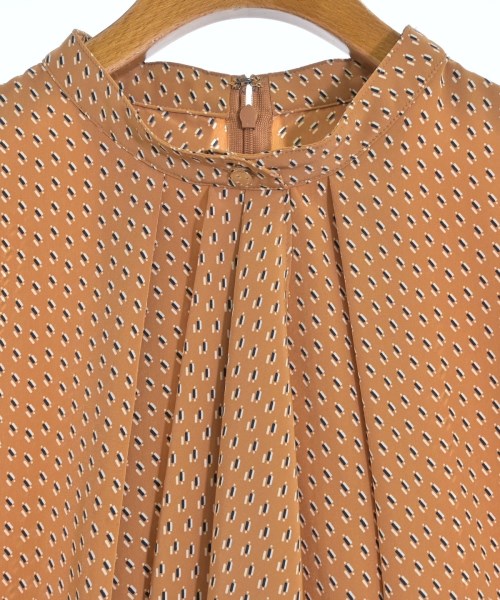 SHIPS（シップス）ブラウス 茶 サイズ:38(M位) レディース/2200645941104