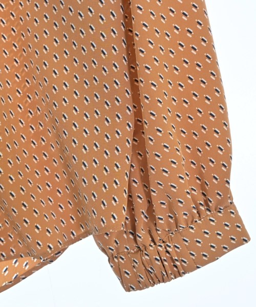 SHIPS（シップス）ブラウス 茶 サイズ:38(M位) レディース/2200645941104