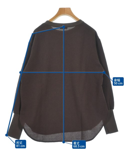 SHIPS（シップス）Tシャツ・カットソー 茶 サイズ:F レディース/2200649455041