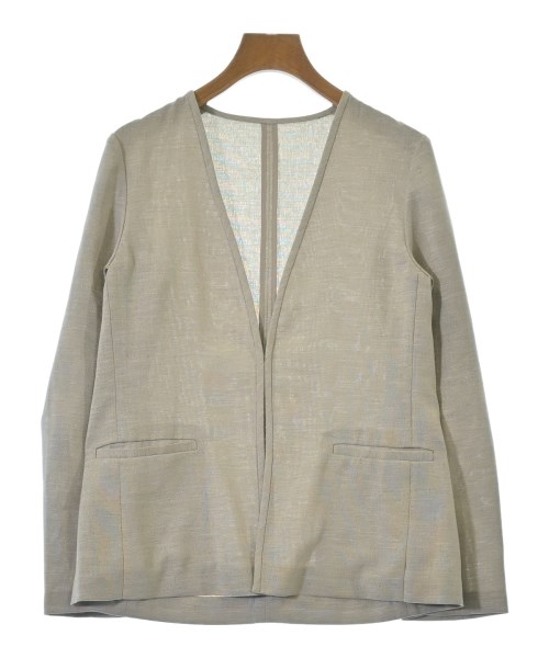 SHIPS(シップス)ノーカラージャケット ベージュ サイズ:38(M位)/2200640693015