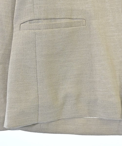 SHIPS（シップス）ノーカラージャケット ベージュ サイズ:38(M位) レディース/2200640693015