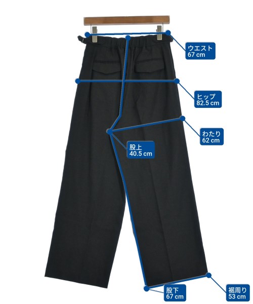 SHIPS（シップス）スラックス 黒 サイズ:40(M位) レディース/2200642172020