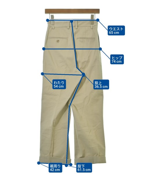 SHIPS（シップス）スラックス ベージュ サイズ:36(S位) レディース/2200643091016