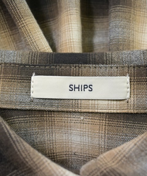 SHIPS（シップス）カジュアルシャツ 茶 サイズ:ONE レディース/2200648061021