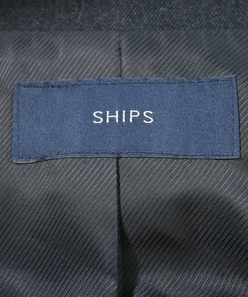 SHIPS（シップス）ノーカラージャケット 紺 サイズ:38(M位) レディース/2200652872019