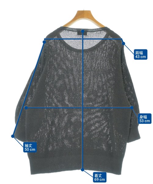 SHIPS（シップス）ニット・セーター グレー サイズ:F レディース/2200644100076