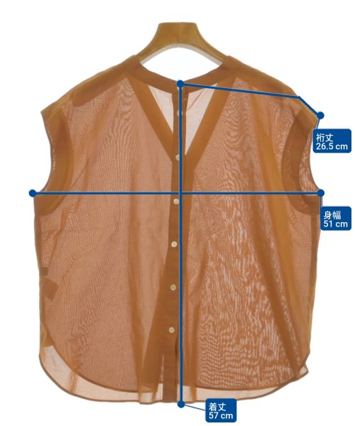 SHIPS（シップス）ブラウス オレンジ サイズ:-(M位) レディース/2200646786124