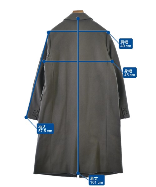 SHIPS（シップス）チェスターコート グレー サイズ:40(M位) レディース/2200653202082